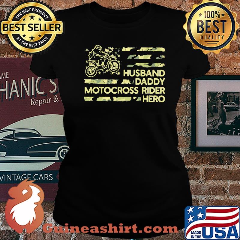 Husban Dady Motocross Rider Hero Shirt Laides tee