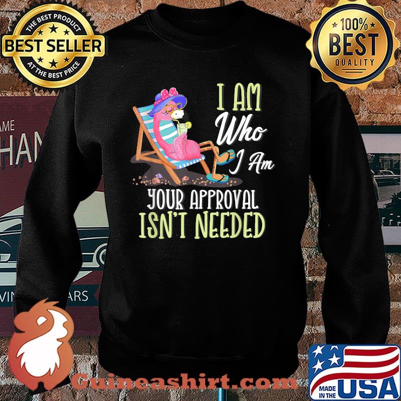 I am and Your Approval Isn't Needed Funny Flamingo Shirt Sweater