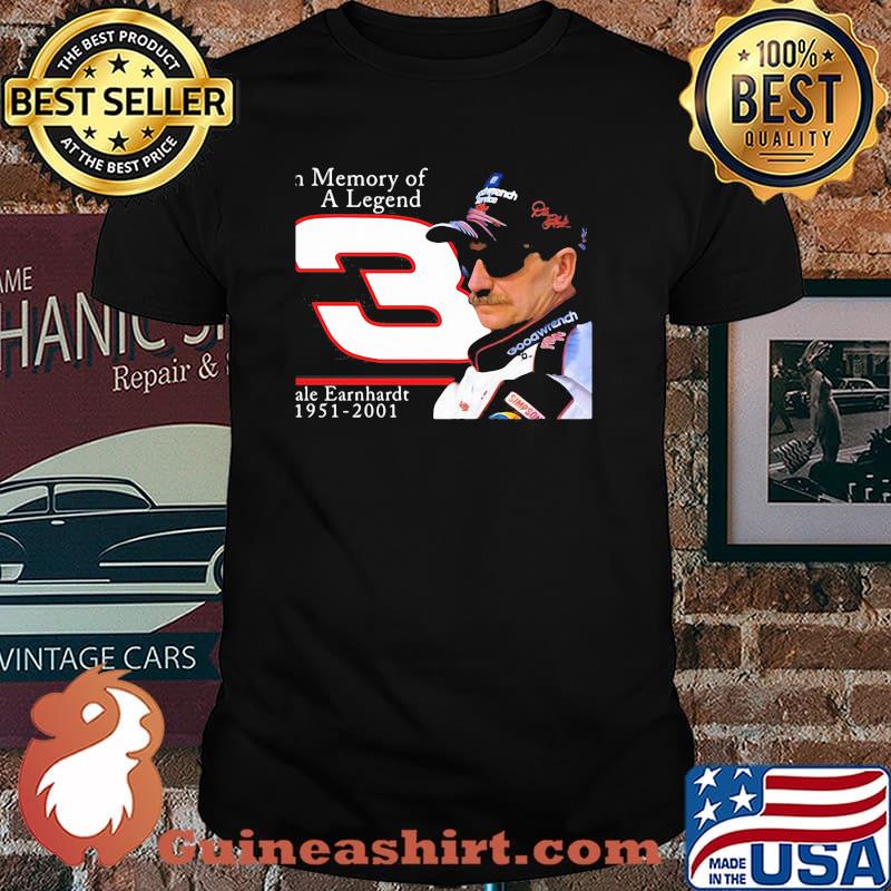 In Memory Of A Legend Dale Earnhardt 1951 2021 Shirt