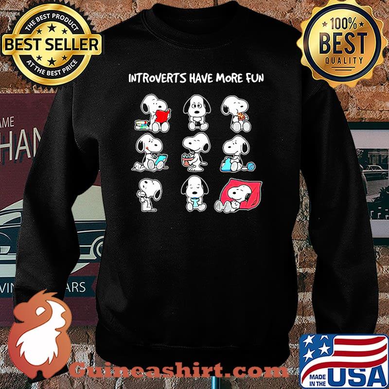 Introverts Have More Fun Snoopy Shirt Sweater