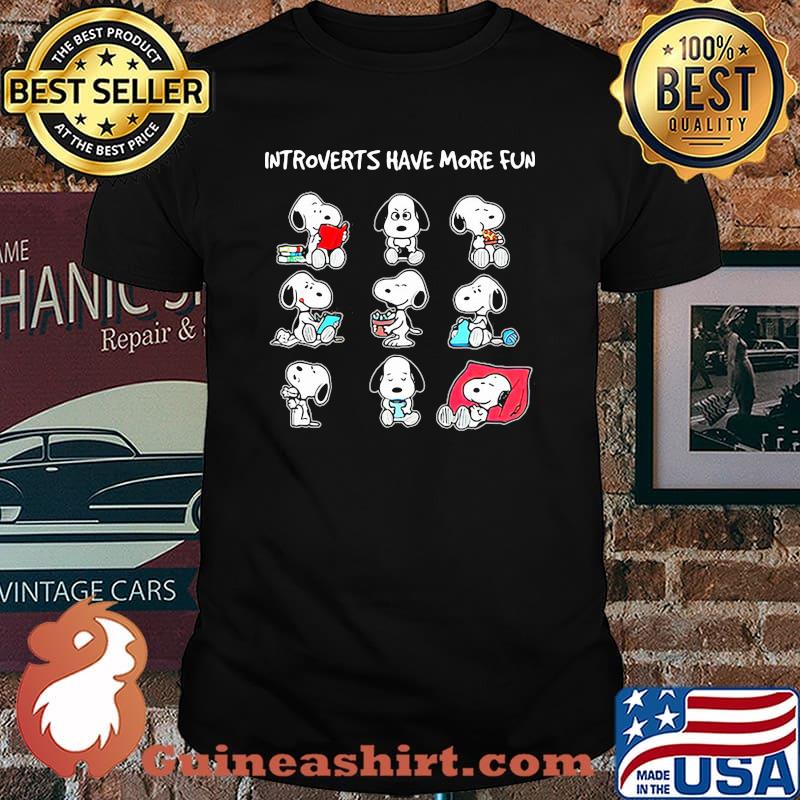 Introverts Have More Fun Snoopy Shirt