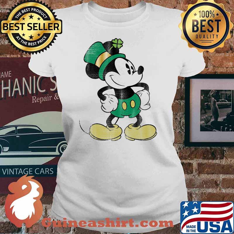 Irish Mickey St Patricks Day Shirt Ladies tee