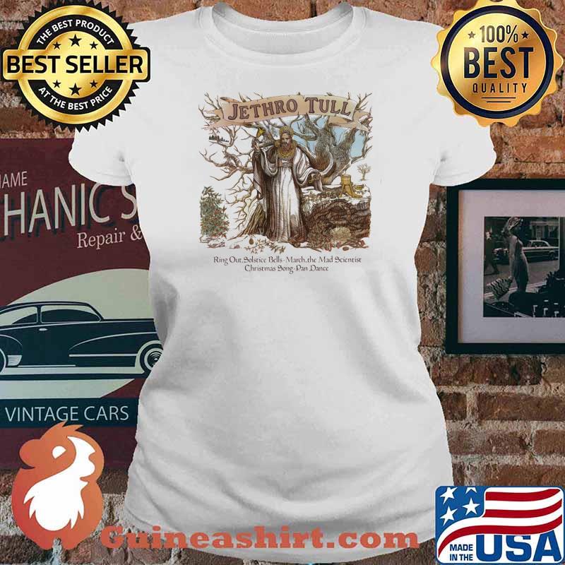 Jethro Tull Ring Out March The Mad Scientist Christmas Song Dance Shirt Ladies tee