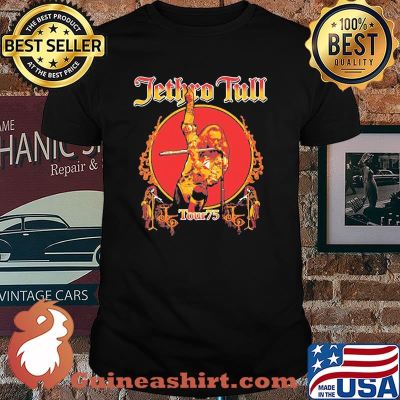Jethro Tull Tour 75 Band Rock And Roll Shirt