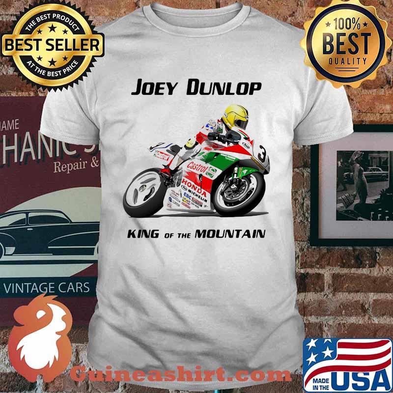 Joey Dunlop King Of The Mountain World Champion Motorcycle Shirt