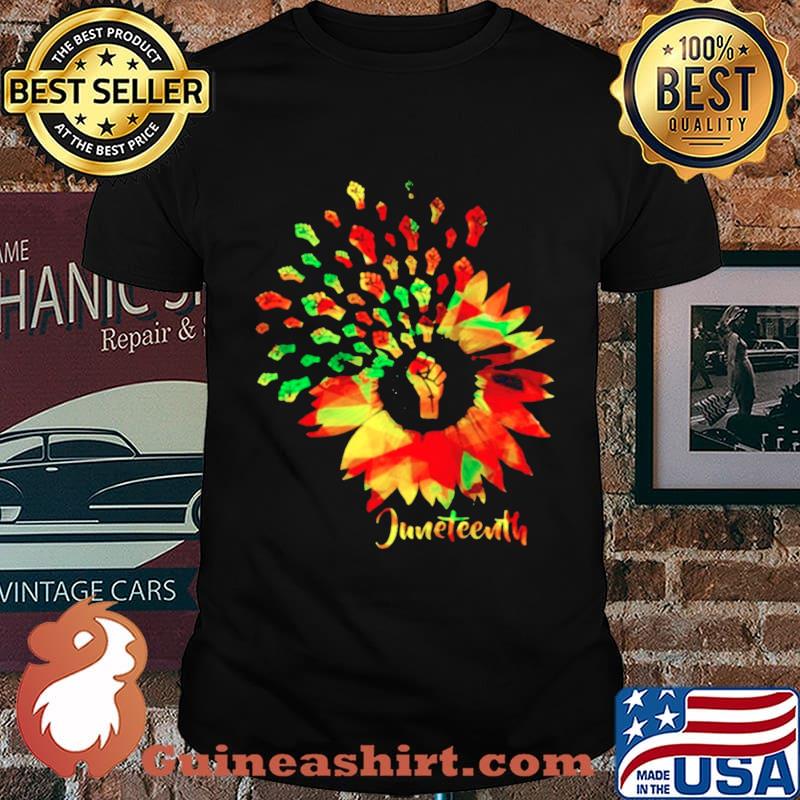 Juneteenth sunflower shirt