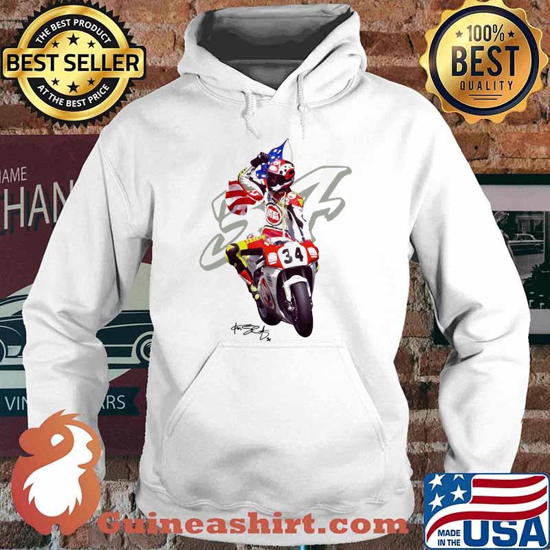 Kevin Schwantz The Wheelie King Of The Mountain Signature Shirt Hoodie