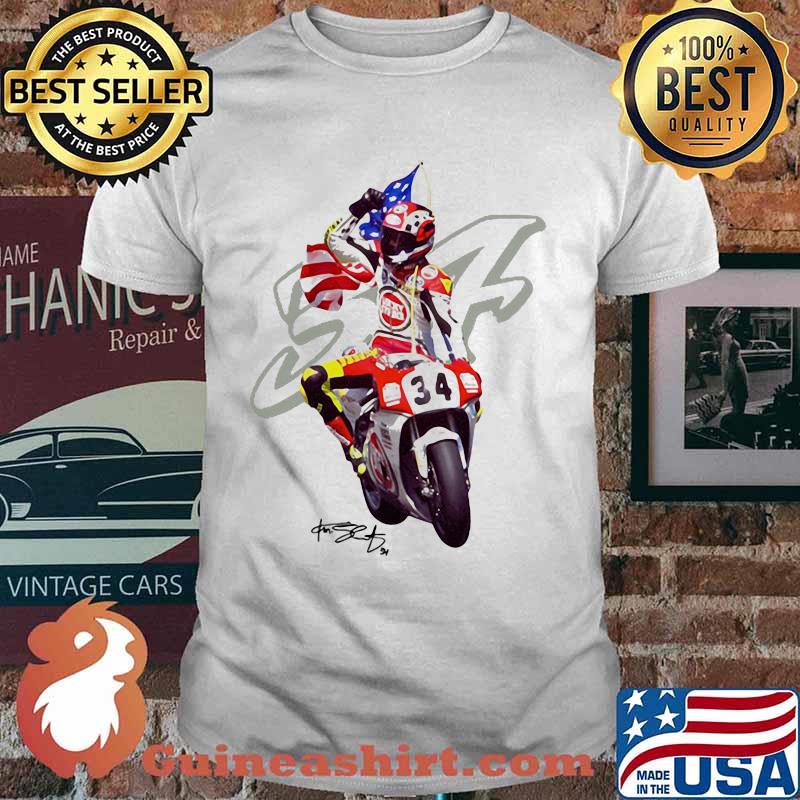 Kevin Schwantz The Wheelie King Of The Mountain Signature Shirt