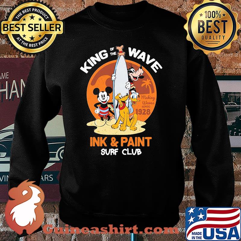 King Of The Wave Inks And Paint Surf Club Disney Shirt Sweater