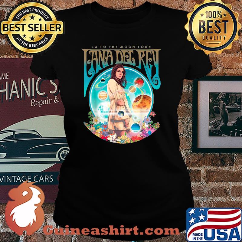 lato The Moon Tour Lana Del Rey fanart Flower Shirt Laides tee