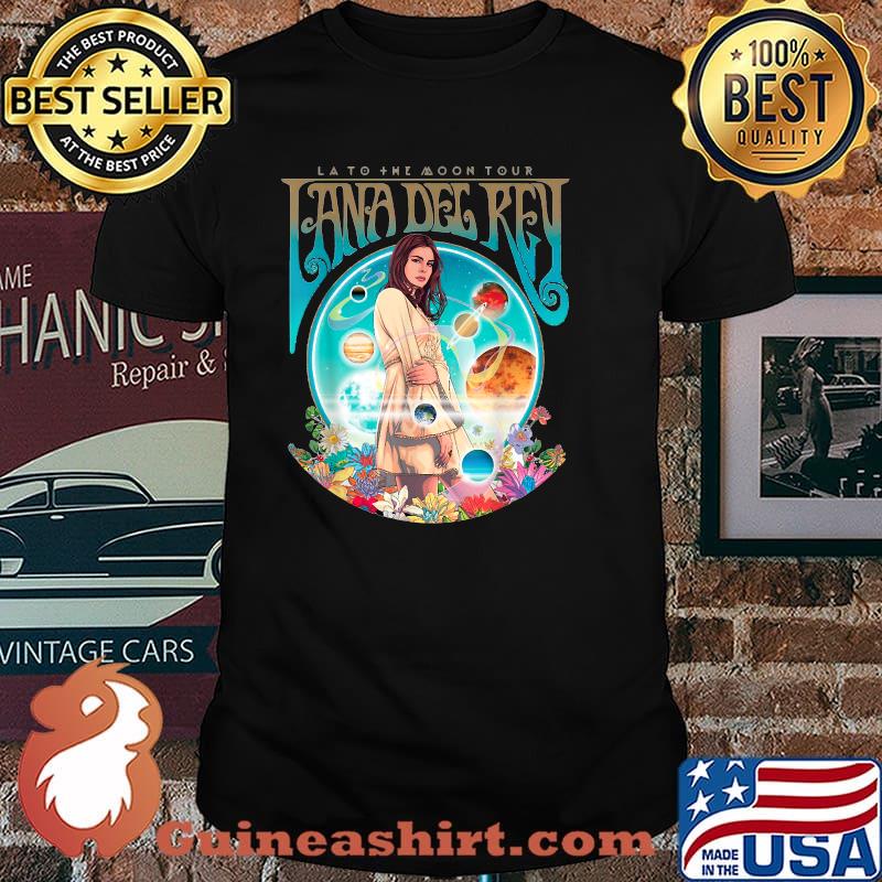 lato The Moon Tour Lana Del Rey fanart Flower Shirt