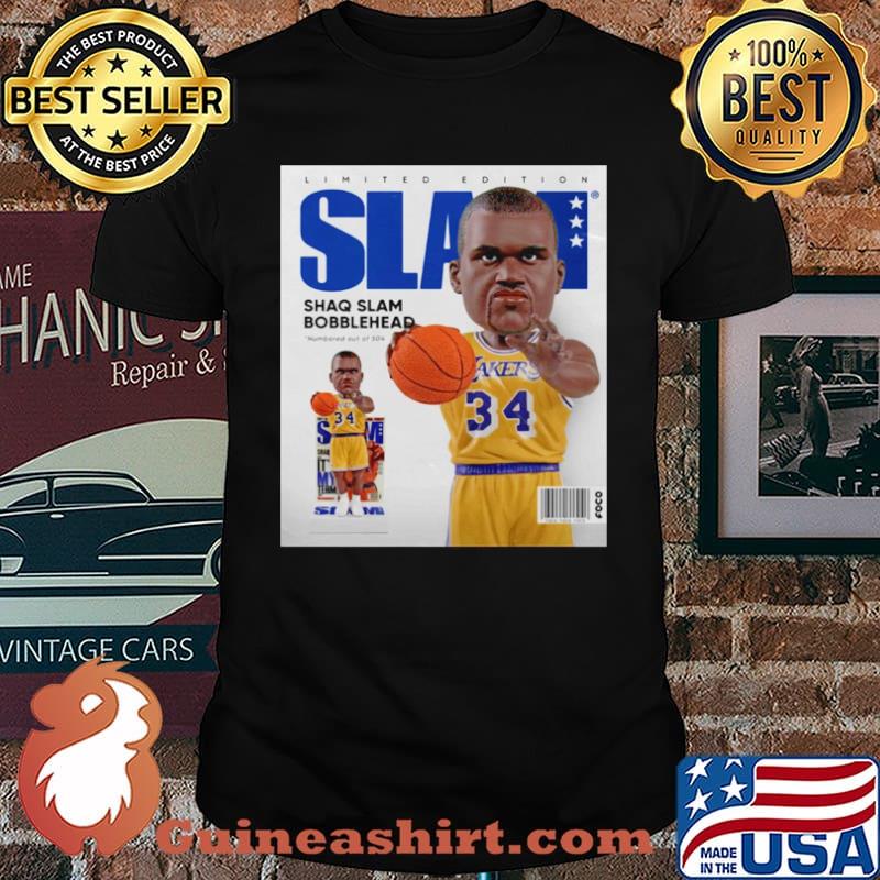 Limited Edition Slam Shaq Slam Bobblehead shirt