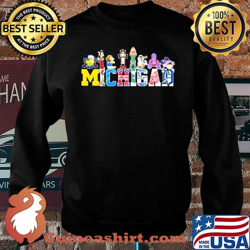 Mascot of michigan sport teams basketball 2021 Sweater