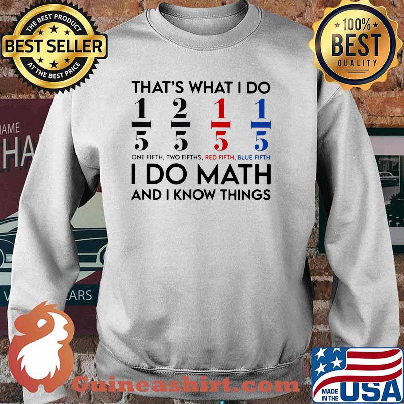 Math Teacher That's what I do I do math and I know things Sweater