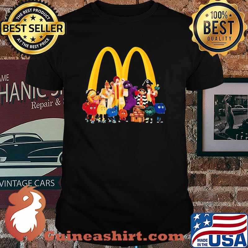 Mcdonald Logo With Cartoon Shirt