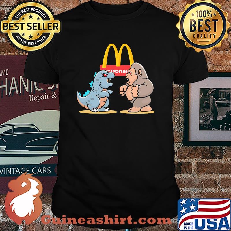 Mcdonalds Baby Kong And Baby Godzilla Shirt