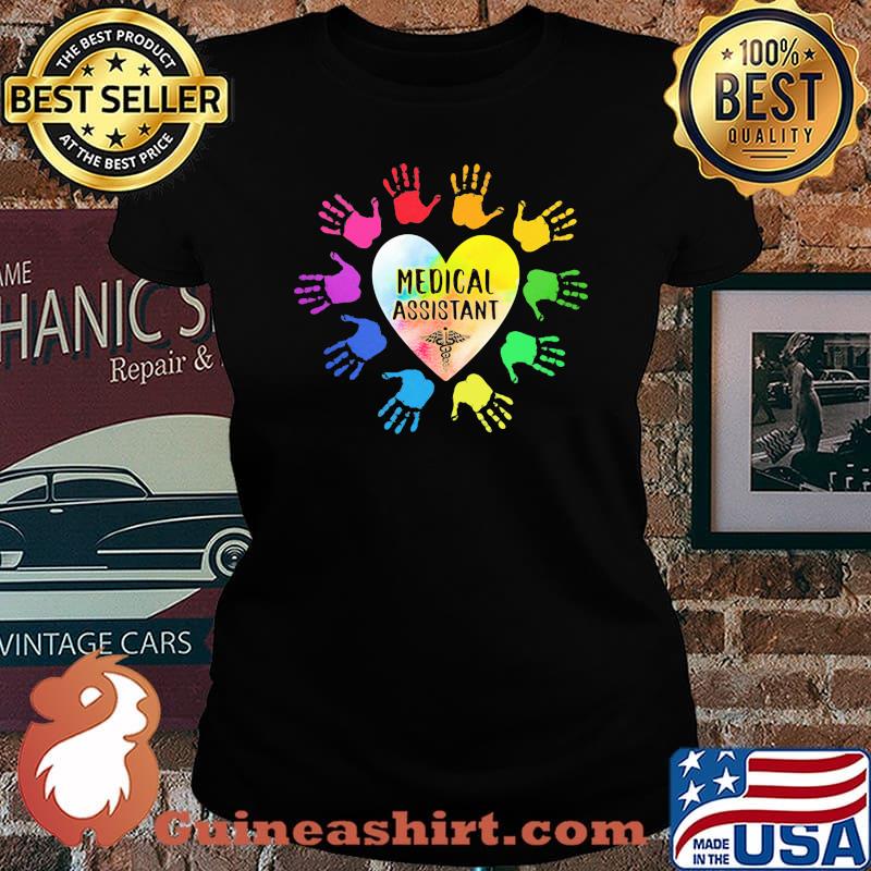 Medical Assisant Heart Medical Shirt Laides tee