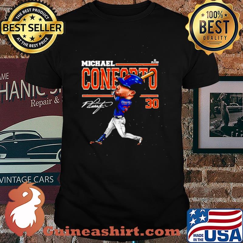 Michael Conforto Cartoon signatures shirt