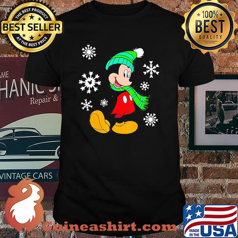 Mickey Snow Merry Christmas Shirt