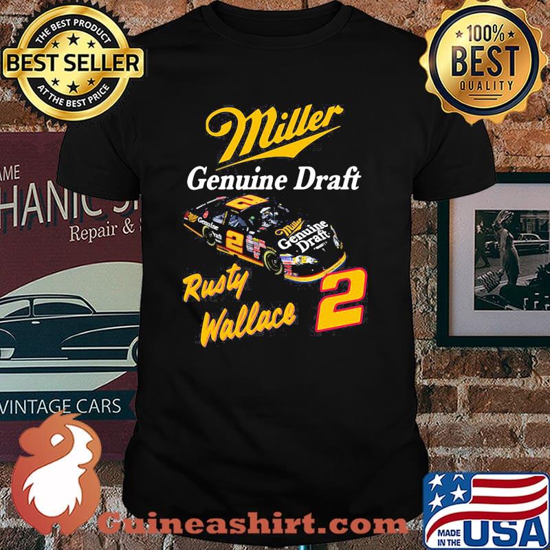 Miller Genuine Draft Rusty Wallace Shirt