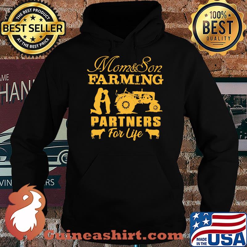Mom and Son Farming Partners For Life Shirt Hoodie