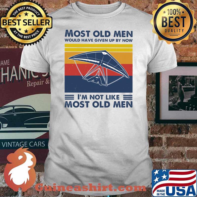 Most Old Men Would Have Given Up By Now I'm Not Like Most Old Men Skiing Vintage Shirt