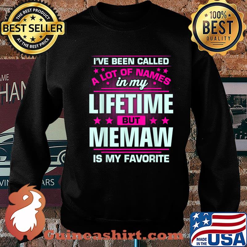 Mother’s Day Gift For Memaw Is My Name Favorite Shirt Sweater