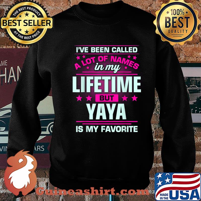 Mother’s Day Gift For Yaya Is My Name Favorite Shirt Sweater