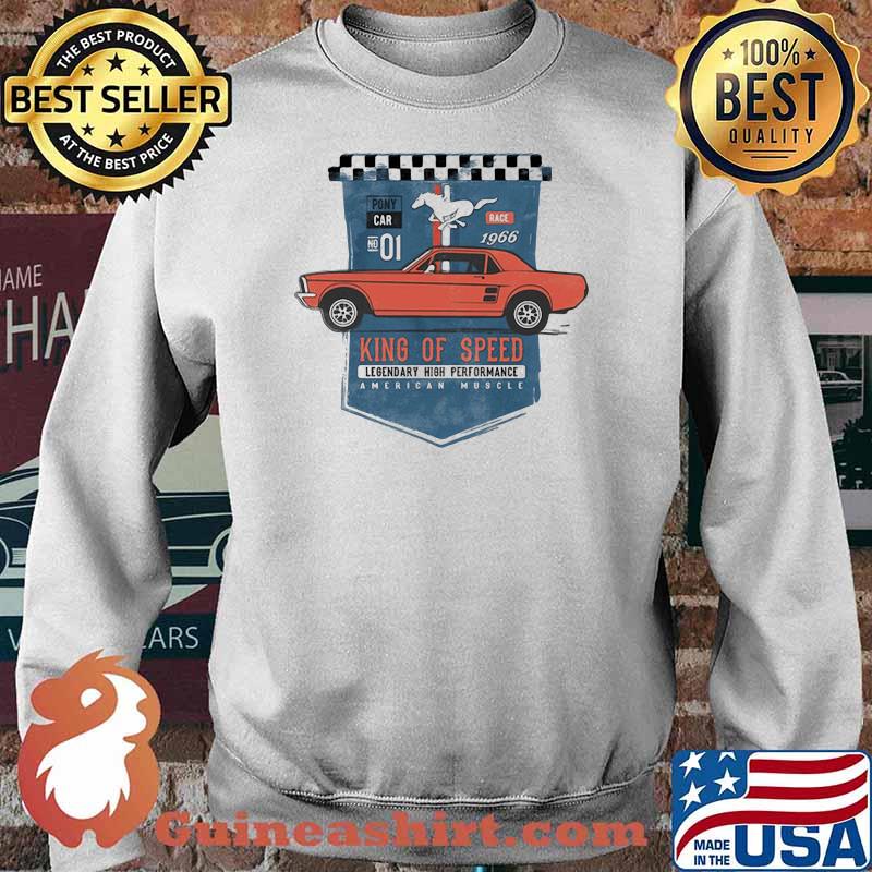 Mustang King Of Speed Legendary High Performance American Muscle Shirt Sweater