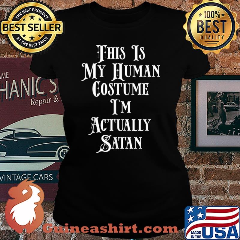 My Human Costume Satan Costume For Devil Lucifer Men Women Shirt Laides tee