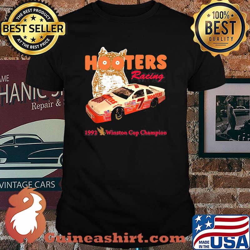 Nascar Alan Hooters Racing 1992 Winston Cup Champion Owl Shirt