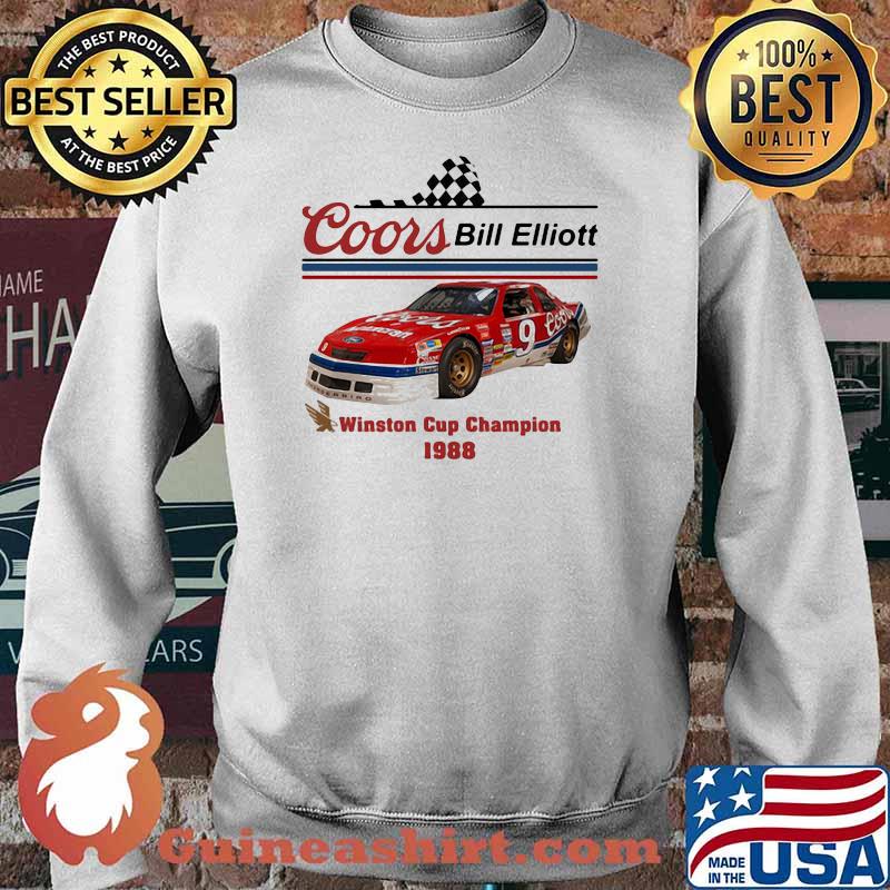 Nascar Coor Bill Elliott Winston Cup Champion 1988 Shirt Sweater