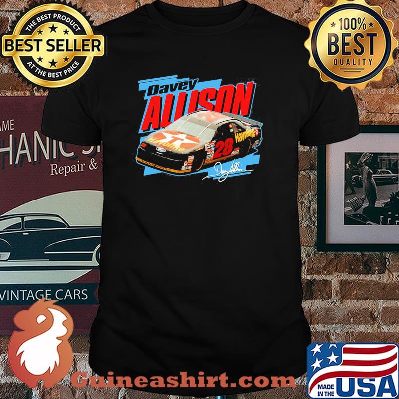 Nascar Davey Allison Signature Shirt