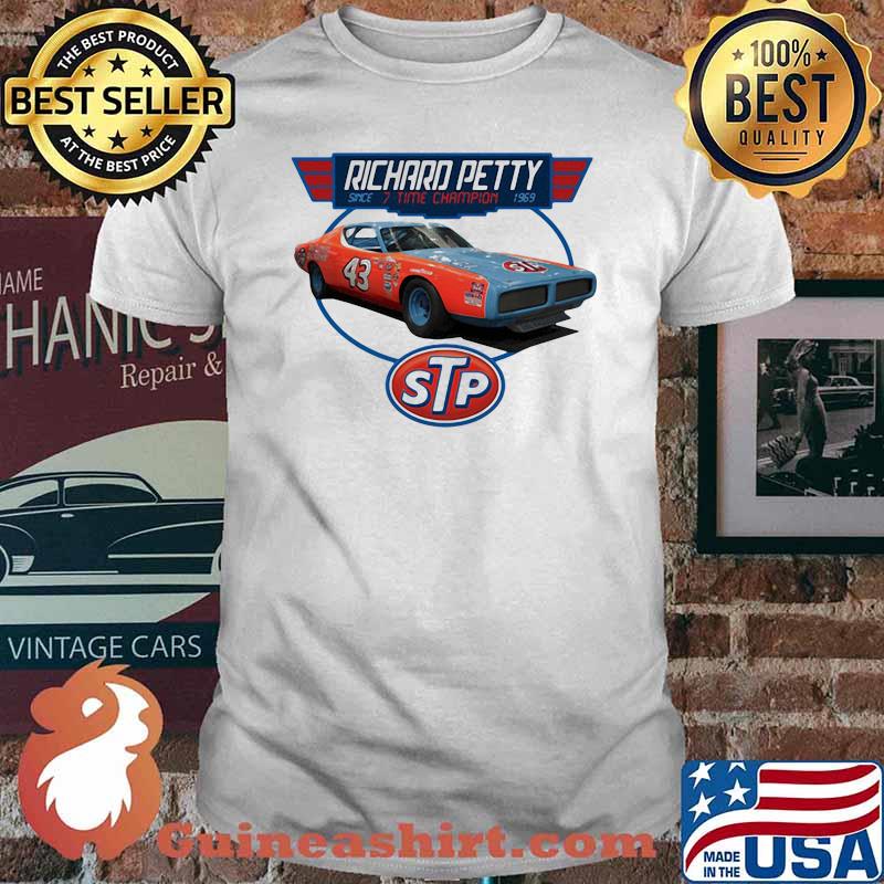 Nascar Richard Petty 7 Time Grand National Champion Signature Shirt