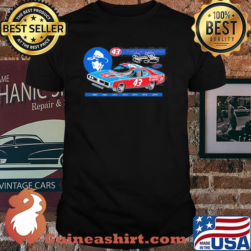 Nascar Richard Petty Since 7 Time Champion 1969 Shirt