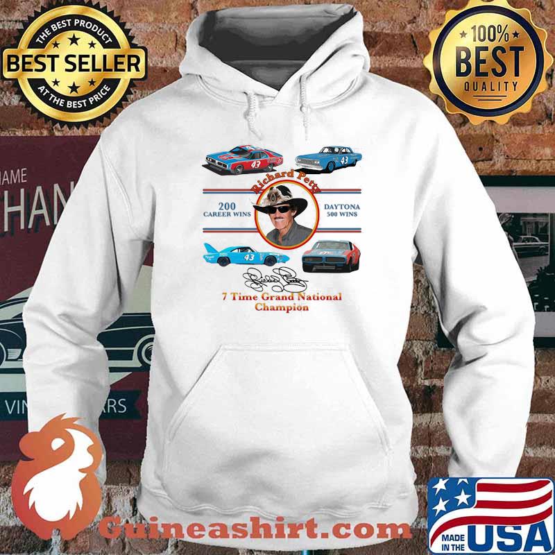 Nascar Richard Petty Time Grand National Champion Signature Shirt Hoodie