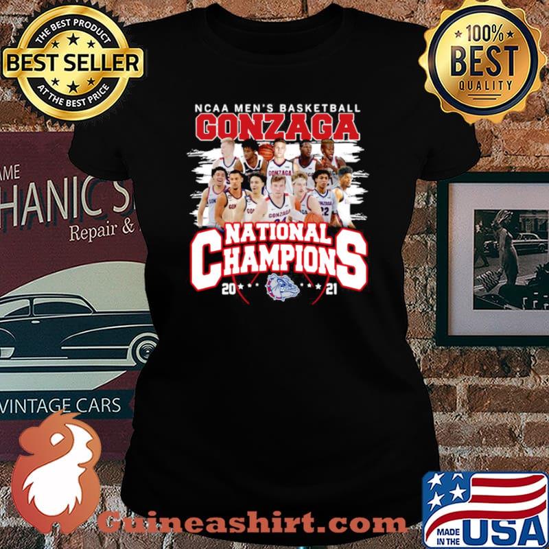 Ncaa mens basketball Gonzaga Bulldogs national champions 2021 Laides tee