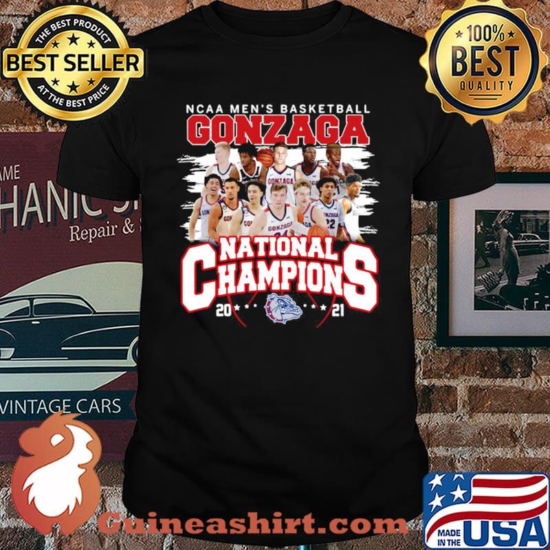Ncaa mens basketball Gonzaga Bulldogs national champions 2021 shirt