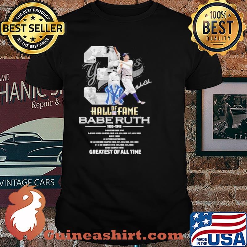 Baseball Yankees babe ruth signature shirt, hoodie, longsleeve, sweater