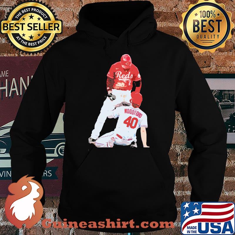 Nick Castellanos Reds and Jake Woodford Hoodie