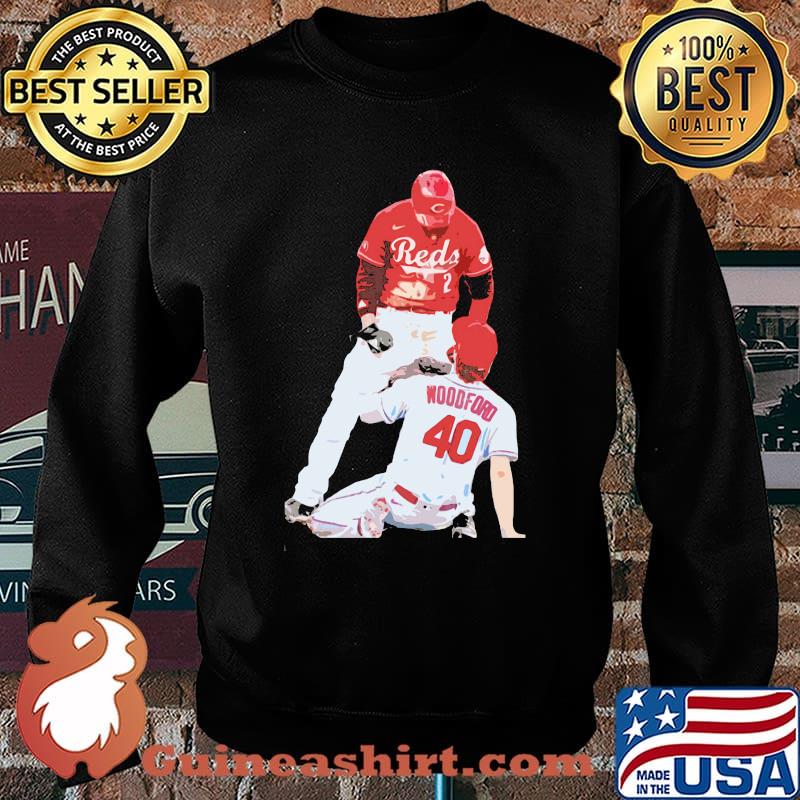 Nick Castellanos Reds and Jake Woodford Sweater