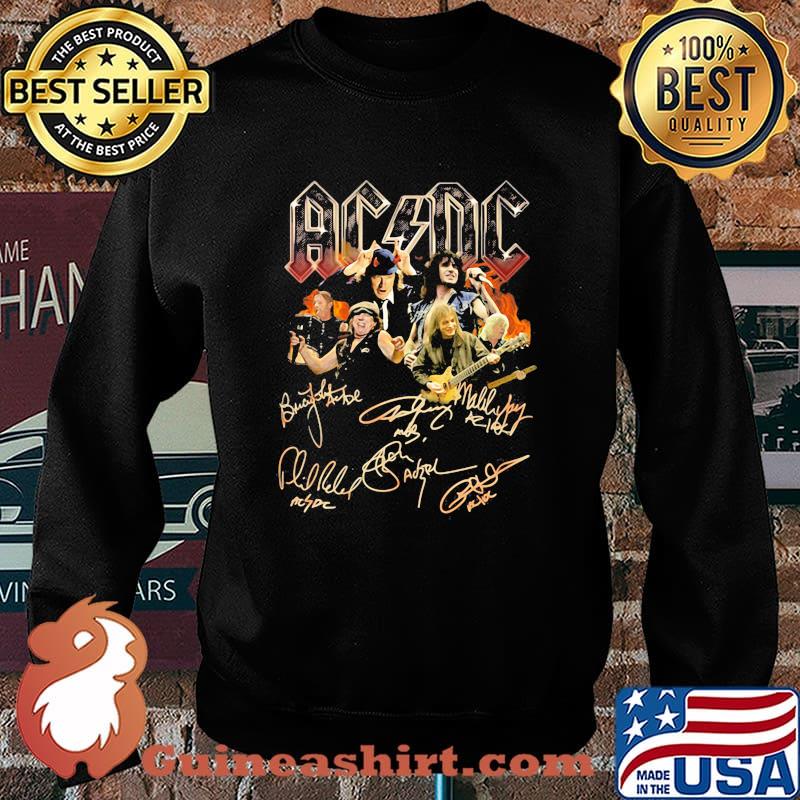 Official AC DC signature Shirt Sweater