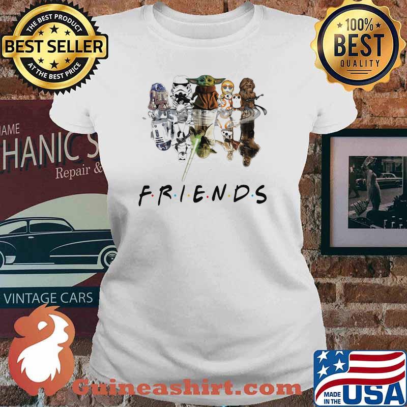 Official Baby Yoda Friends Disney Shirt Ladies tee