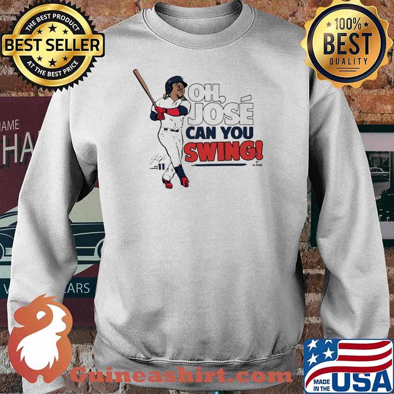 Official José Ramirez Mlbpa Can You Swing Shirt Sweater