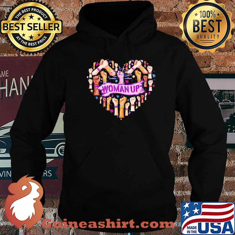 Official Woman Up Heart Shirt Hoodie