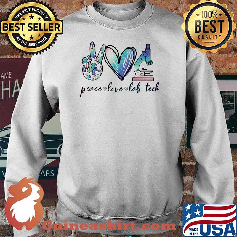 Peace Love Lab Tech Shirt Sweater