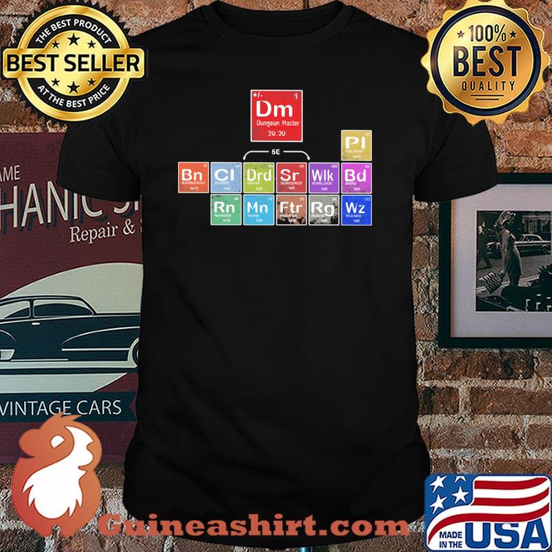 Periodic Table of DnD Shirt