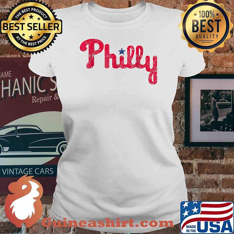 Philadelphia Baseball Philly Star Shirt Ladies tee