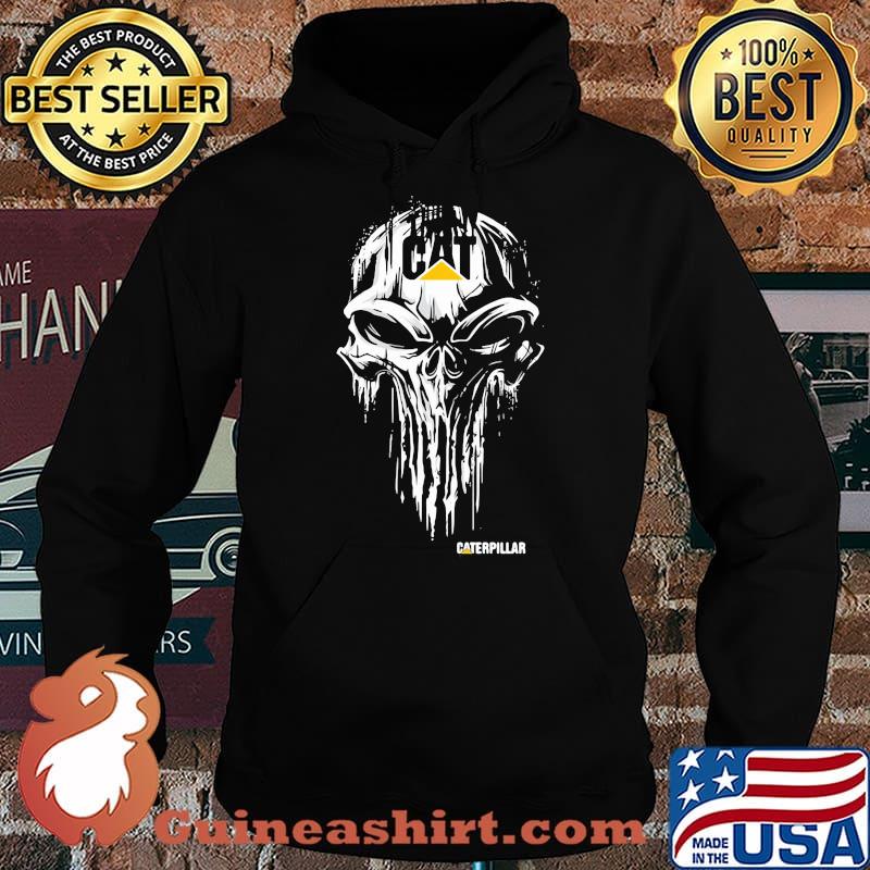Punisher With Caterpillar Logo Shirt Hoodie