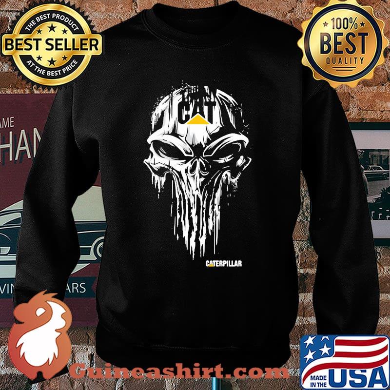 Punisher With Caterpillar Logo Shirt Sweater